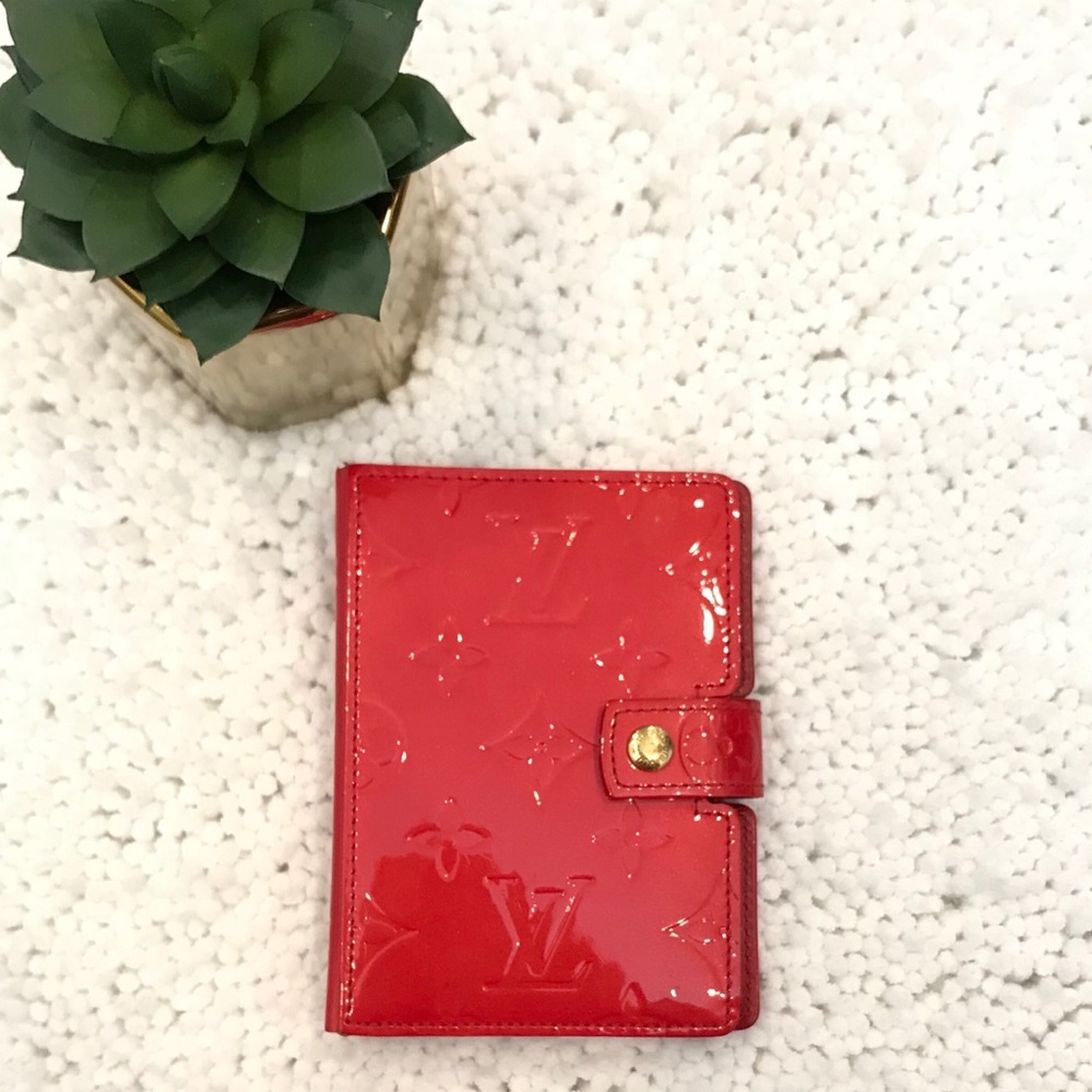 Louis Vuitton Monogram Vernis Agenda Credit Card